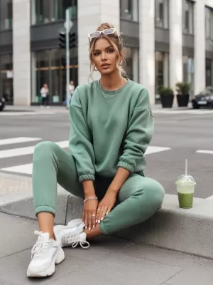 Set pentru femei DSTREET AY0779 VERDE DESCHIS