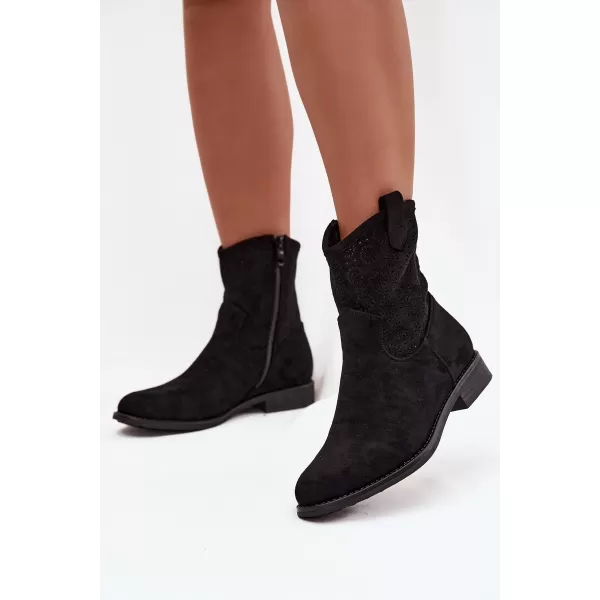  Pantofi de dama S.BARSKI HY52-530 NEGRU 