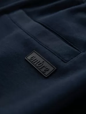 Pantaloni de trening pentru bărbați OMBRE OM-PASK-0281 ALBASTRU ÎNCHIS