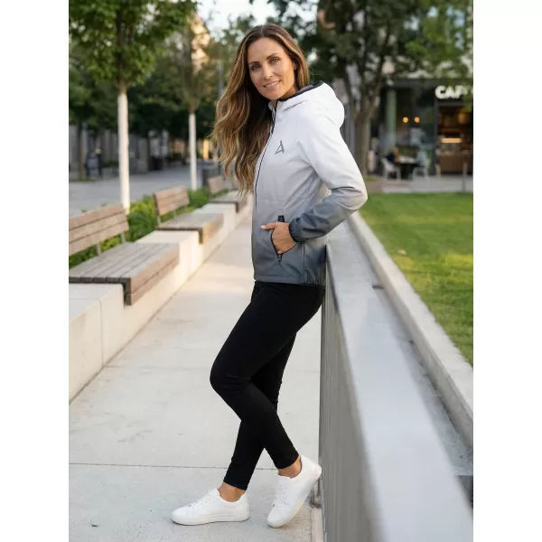  Jachetă softshell premium pentru femei ALTISPORT VOJ/ALW126JACK01 ALB-NEGRU 