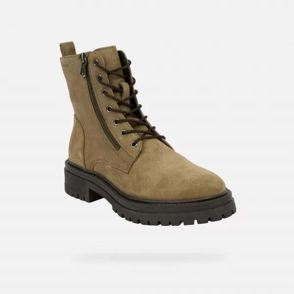  Botine de dama GEOX IRIDEA G004093 KAKI 