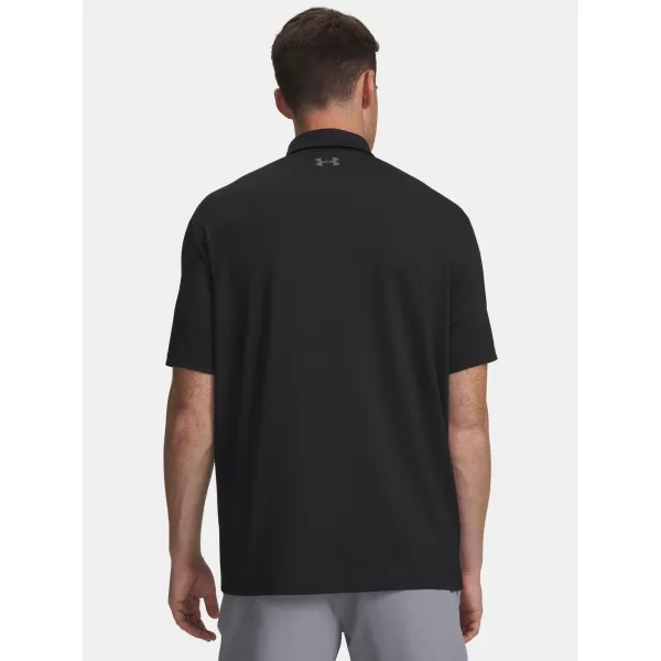  Tricou pentru bărbați UNDER ARMOUR MATCHPLAY POLO 6009799-001 NEGRU 