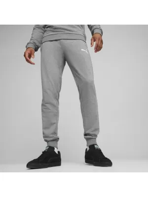 Pantaloni de trening pentru bărbați PUMA TEAMGOAL CASUALS PANTS 658598_33 GRI MIJLOCIU ERICH/ALB