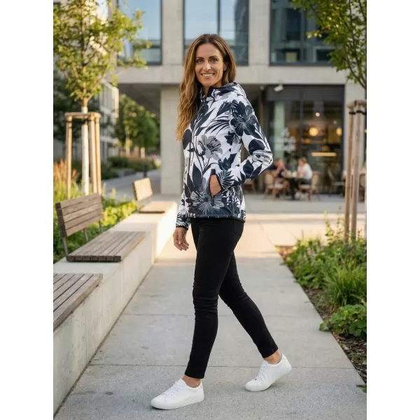  Jachetă softshell premium pentru femei ALTISPORT VOJ/ALW115JACK01 NEGRU/ALB 