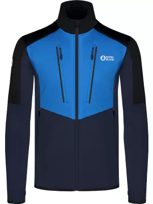 Hanorac powerfleece pentru bărbați NORDBLANC GROAN NBWFM8282 ALBASTRU