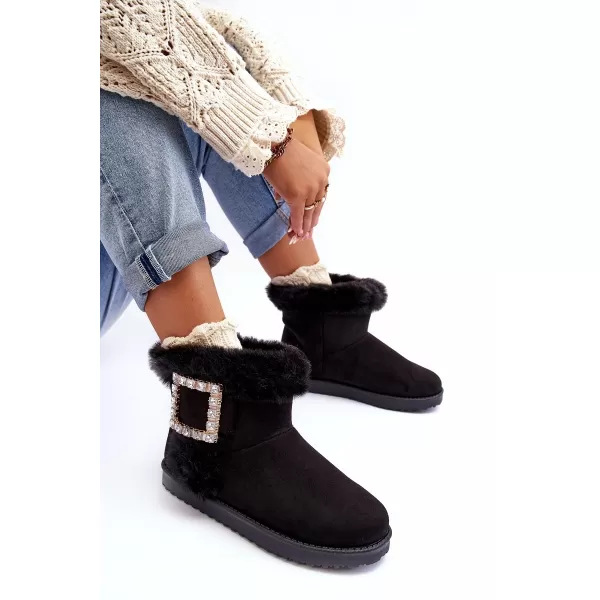  Pantofi de dama BOTO DULCA 27598 NEGRU 