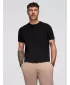 Tricou pentru bărbați OMBRE OM-TSCT-0240 NEGRU