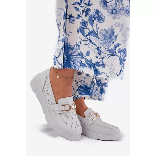  Mocasini de dama VINCEZA 88007 ALB 