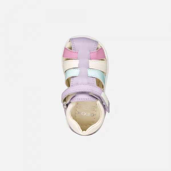  Primii pași fetelor GEOX SANDAL MACCHIA B254WB08502C8888 VIOLET 