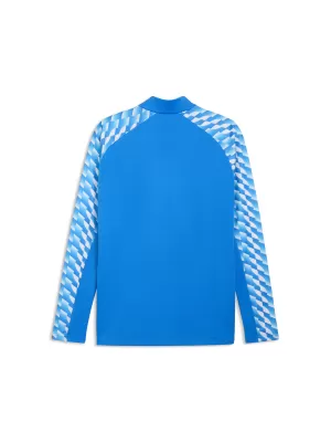 Hanorac pentru bărbați PUMA TEAMLIGA26 TRG 1/4 ZIP TOP 659724_02 ELECTRO ROYAL/ ELECTRO ROYAL/PUMA WHITE