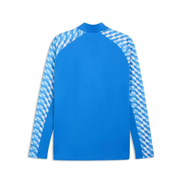  Hanorac pentru bărbați PUMA TEAMLIGA26 TRG 1/4 ZIP TOP 659724_02 ELECTRO ROYAL/ ELECTRO ROYAL/PUMA WHITE 