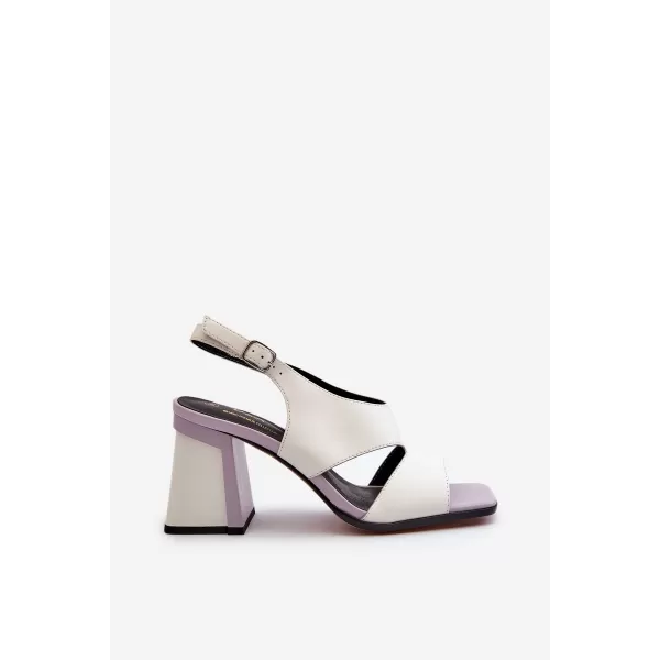  Sandale de dama D&A MR38-153 ALB 