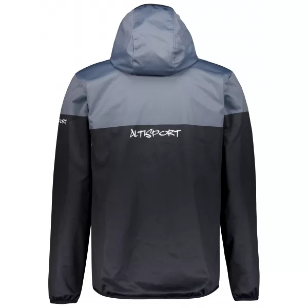  Jachetă softshell premium pentru bărbați ALTISPORT VOJ/ALM051JACK01 NEGRU CENUȘIU 