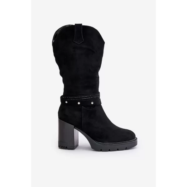  Cizme de dama BOTO IVANELIS 33638 NEGRU 