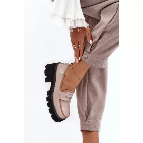  Mocasini de dama D&A MR870-32 BEJ 