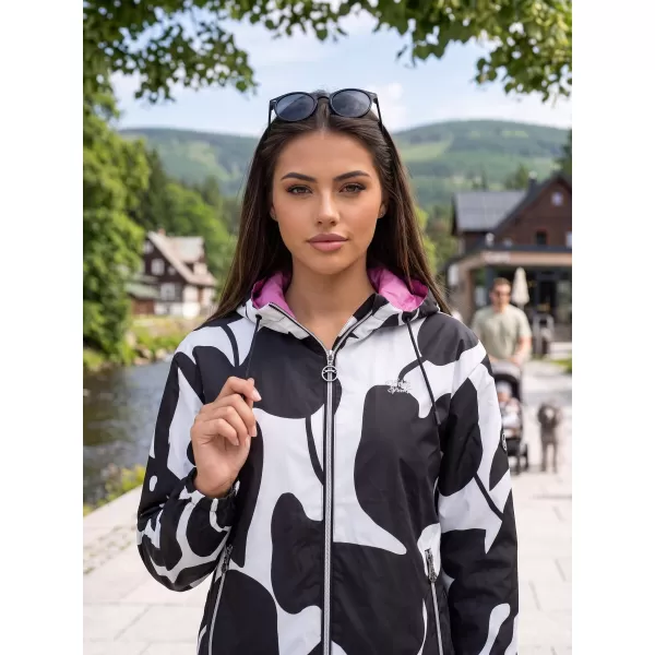  Geaca de dama ALTISPORT HELSIE NEGRU/ALB 