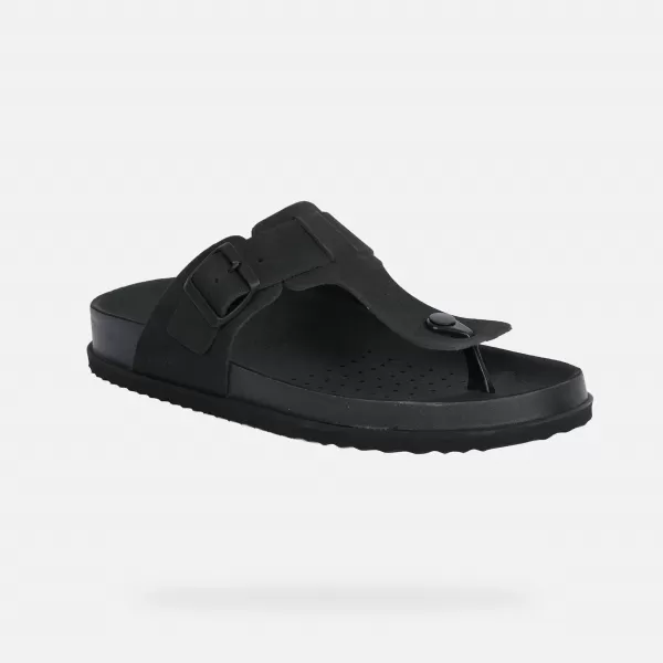  Papuci pentru bărbați GEOX PARNAIBA G014438 NEGRU 
