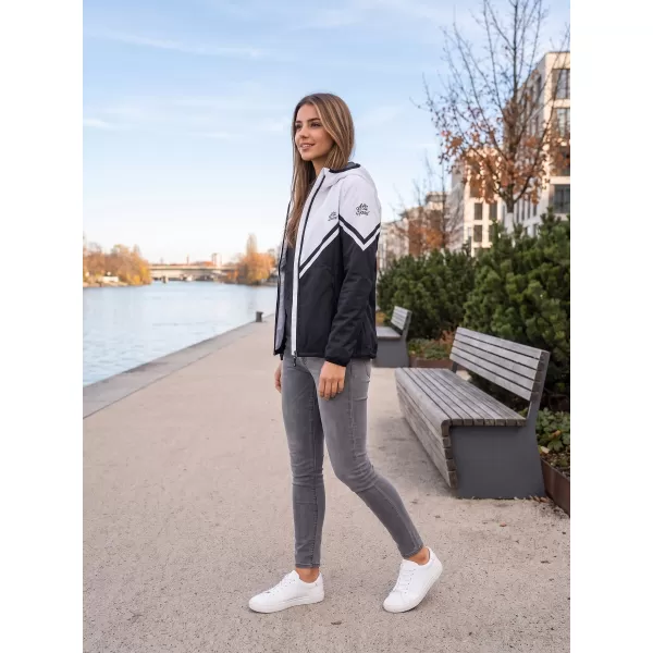  Jachetă softshell premium pentru femei ALTISPORT VOJ/ALW101JACK01 ALB-NEGRU 