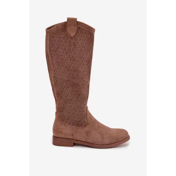  Cizme de dama S.BARSKI HY61-8022 CAFEA 