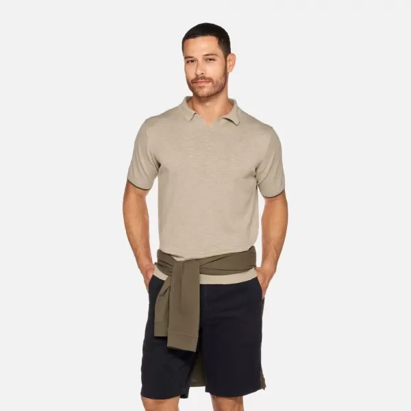  Tricou pentru bărbați GEOX KNIT G012318 BEJ 