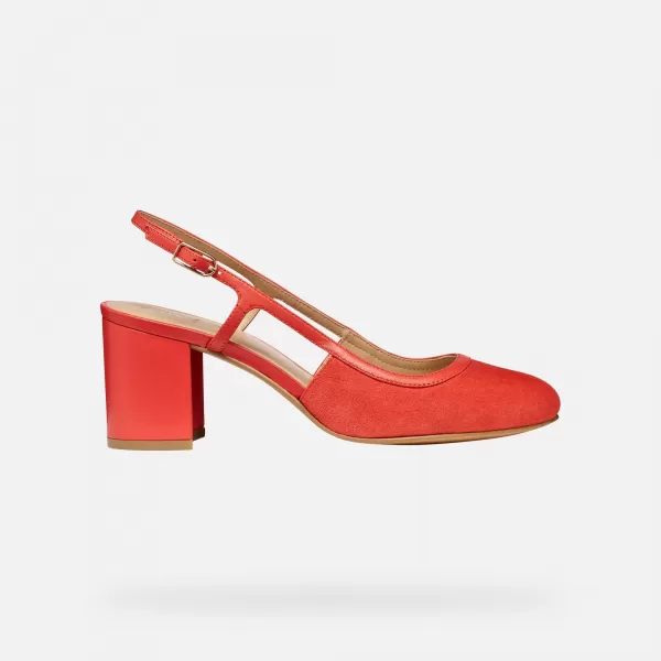  Pantofi de dama GEOX VIRNILISA 65 G013228 ROŞU 