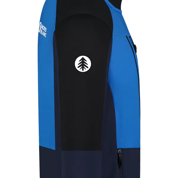 Hanorac powerfleece pentru bărbați NORDBLANC GROAN NBWFM8282 ALBASTRU 