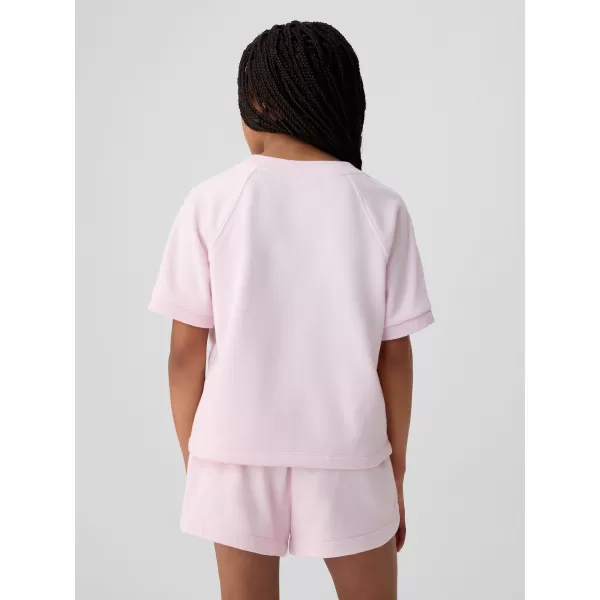  Tricou pentru copii GAP RAGLAN PULLOVER 427789-00 BUJORI UȘOARE 