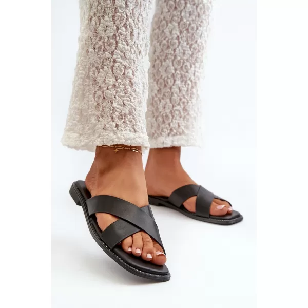 Sandale de dama S.BARSKI KV27-002 NEGRU 