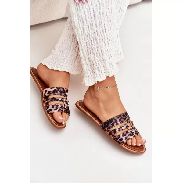  Papuci de damă BOTO NOROTI 37941 LEOPARD 