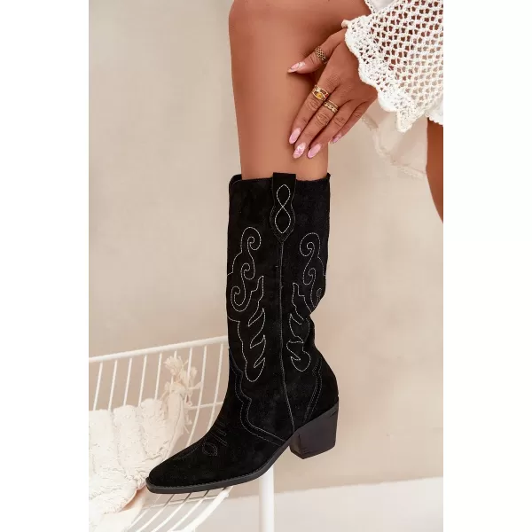  Pantofi de dama ZAZOO KARIRA NEGRU 