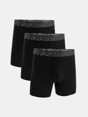 Pantaloni scurți pentru bărbați UNDER ARMOUR M PERF COTTON 6IN 1383889-001 NEGRU