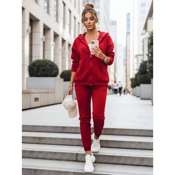  Set pentru femei DSTREET AY0742 ROŞU 