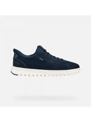 Adidași pentru bărbați GEOX FLEXTRIDE PLUS FAST IN G014647 ALBASTRU ÎNCHIS