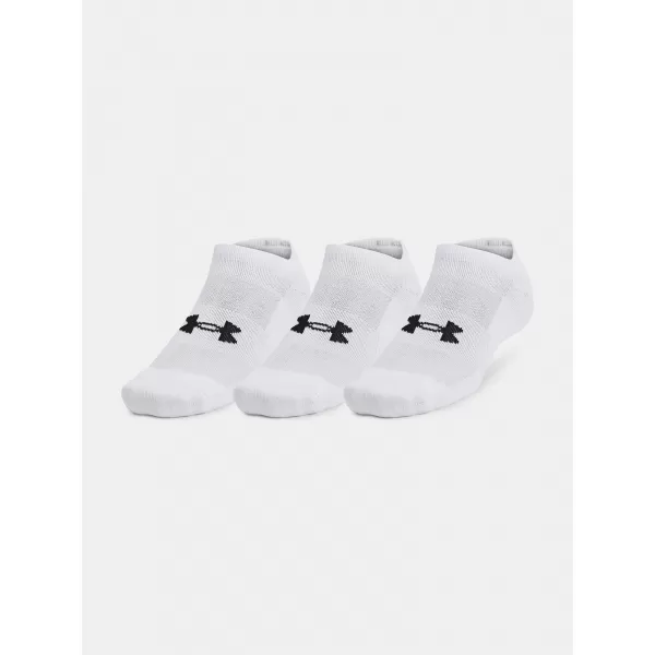  Șosete UNDER ARMOUR UNISEX UA TC NO SHOW (3 PÁRY) 1386313-100 ALB 