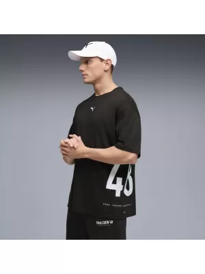 Tricou pentru bărbați PUMA M GRAPHIC OVERSIZED TEE 528528_01 PUMA NEGRU