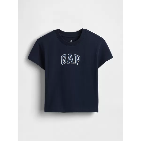  Tricou pentru copii GAP ORIGINAL LOGO TEE 779644-00 TAPISERIE BLEUMARIN 