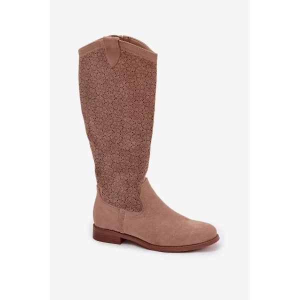  Cizme de dama S.BARSKI HY61-8022 BEJ 