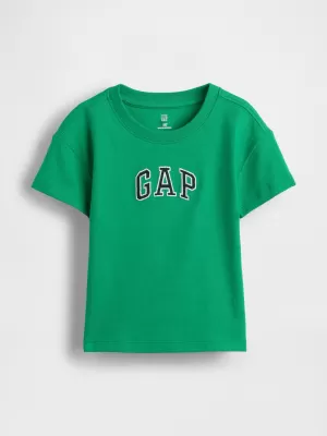 Tricou pentru copii GAP ORIGINAL LOGO TEE 779644-02 VERDE GALANT