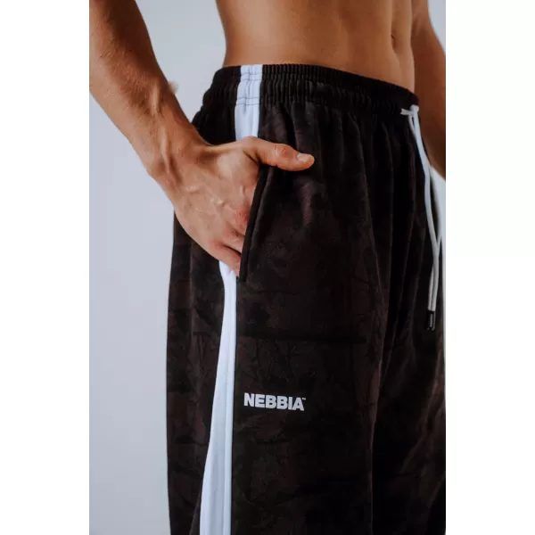  Pantaloni de trening relaxed POWER 904 DARK BROWN CAMO Nebbia 