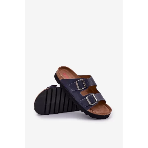  Papuci barbati BIG STAR NN174530 ALBASTRU Pantofi Big Star 
