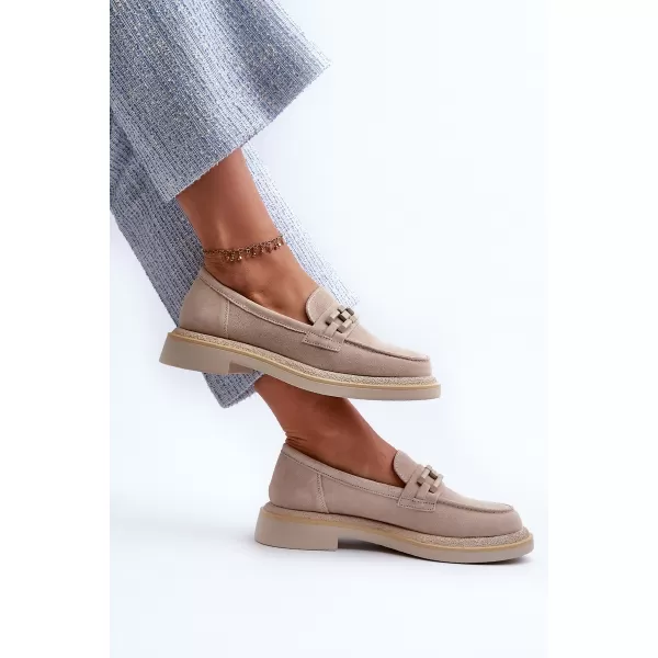  Mocasini de dama S.BARSKI HX52-222 BEJ 