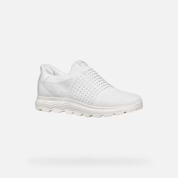  Adidași de damă GEOX SPHERICA PLUS G012962 ALB 