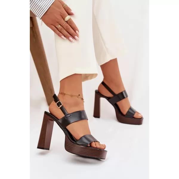  Sandale de dama BOTO HANELIA 41461 NEGRU 