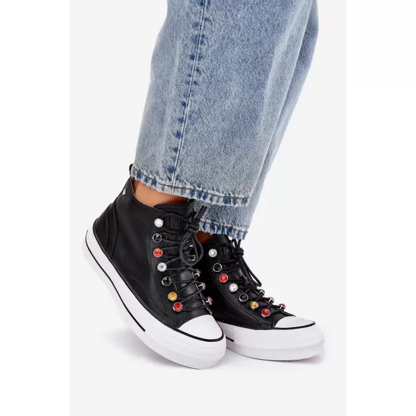  Pantofi de dama GOE RR2N4101 NEGRU 