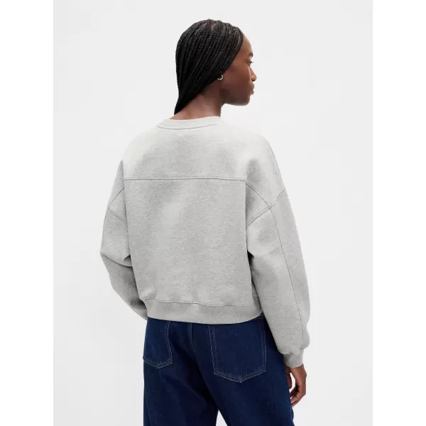  Hanorac de dama GAP LOGO SWEATSHIRT 799272-02 GRI DESCHIS DESCHIS 