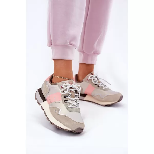  Adidași de damă BIG STAR RR274243 ROZ/GRI Pantofi Big Star 