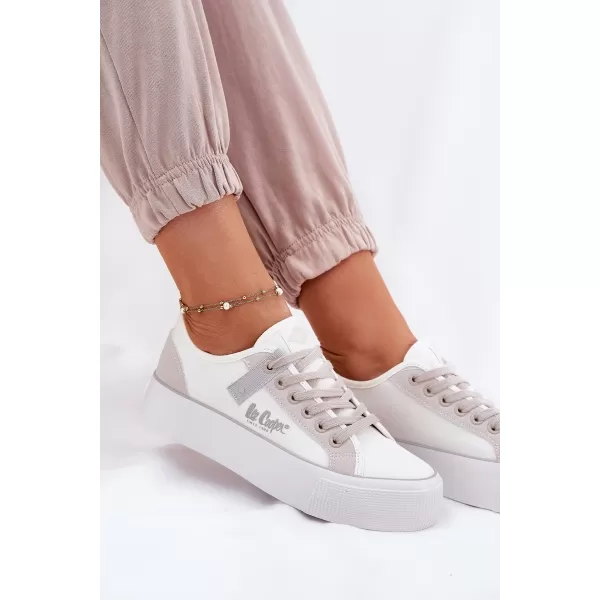  Adidași de damă LEE COOPER LCW-25-31-3479L ALB 