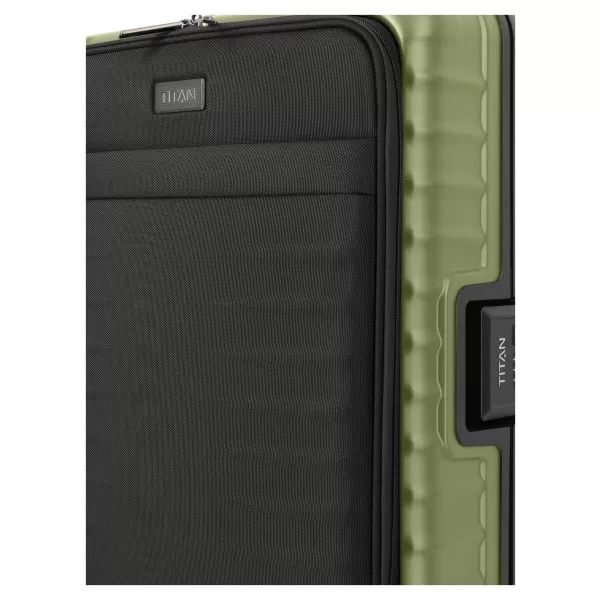 Valiză TITAN Overseas S Front pocket Forest green VERDE DE PĂDURE 