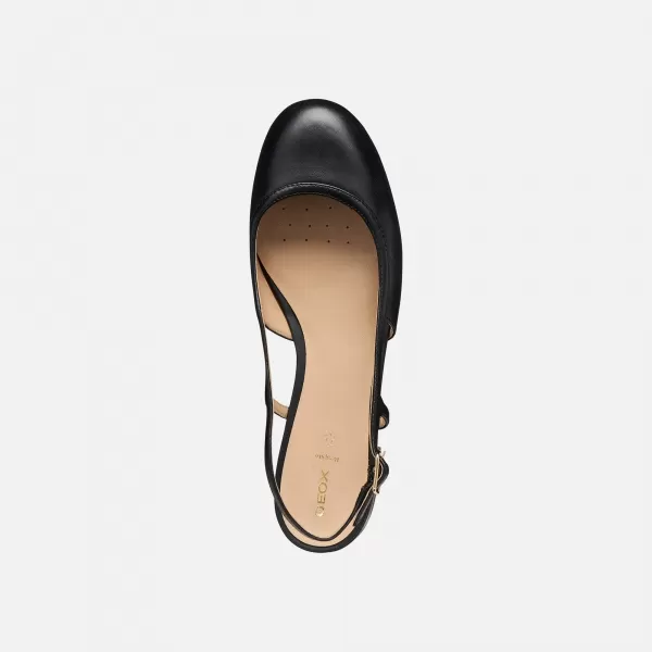  Balerini de dama GEOX VIRNILISA B G012910 NEGRU 