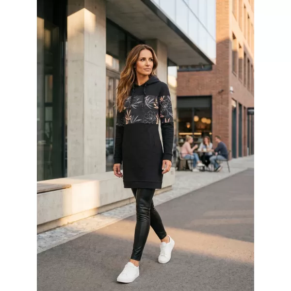  Hanorac de dama ALTISPORT HETHER NEGRU 